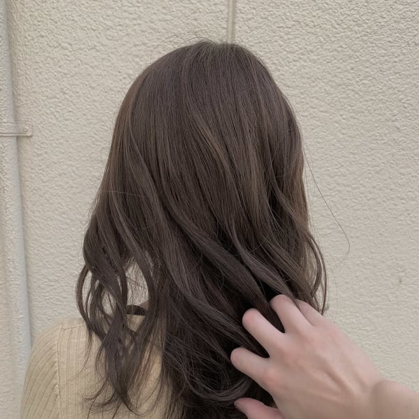 美髪ミルクティーベージュ！