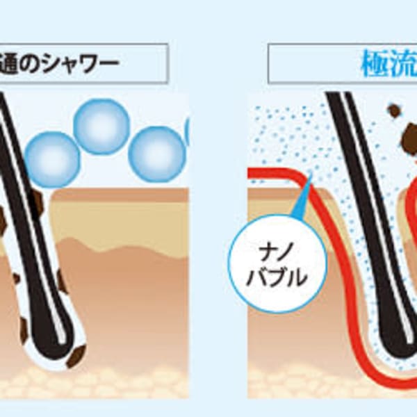ナノバブルシャワーヘッド|理容室・美容室アムール