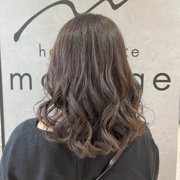 透明感◎アッシュグレー