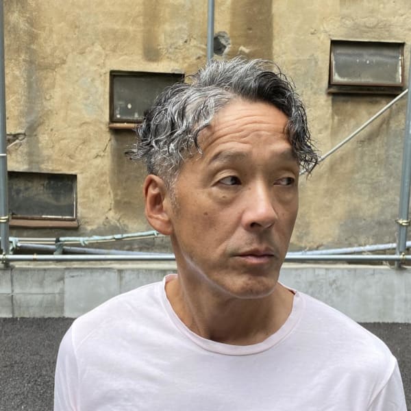 イケオジ50代60代メンズ髪型 パーマ ツイスパ