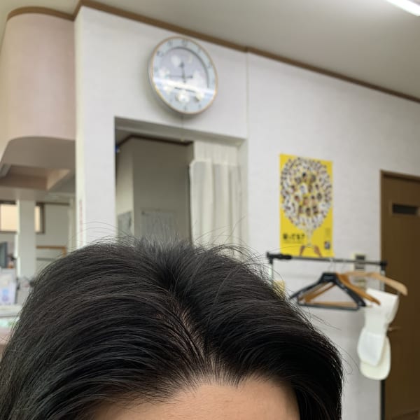 センターパート|理容室・美容室アムール