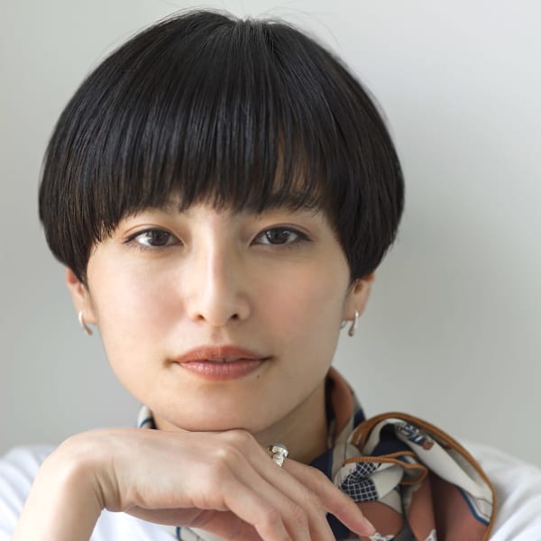 【emu井上】ナチュラルモードな黒髪マッシュベリーショート