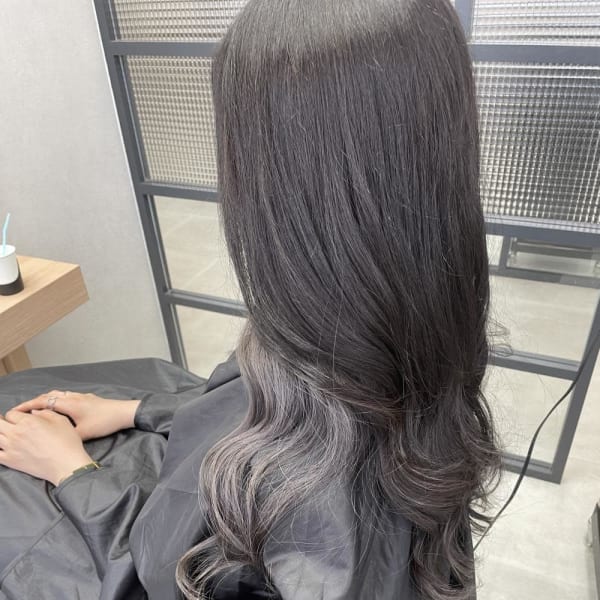 【tocca天王寺】インナーカラー×グレー