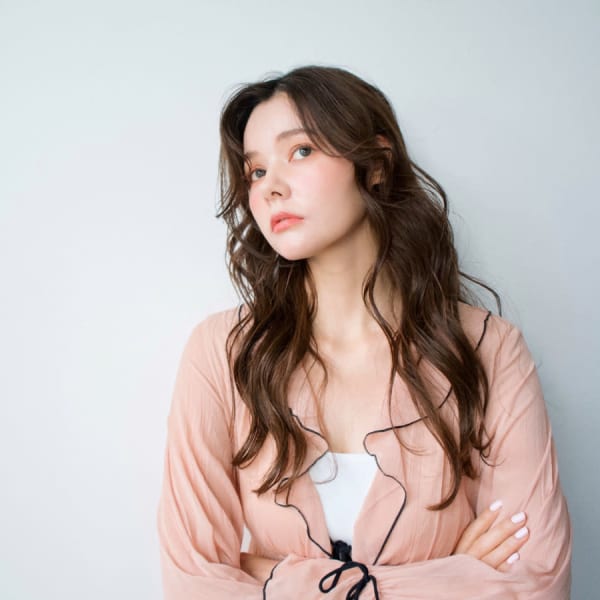 ロングレイヤー◎アッシュブラウン|ROCCA hair eje.