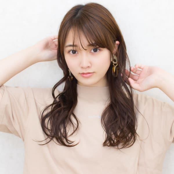 ふんわりミディ◎ココアブラウンカラー|ROCCA hair eje.