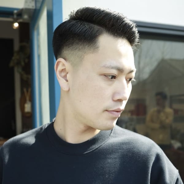 スキンフェード/ツーブロックショート/サイドパート|M.SLASH 東戸塚