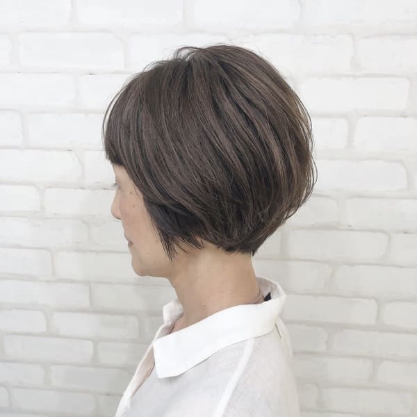 50代～大人丸みショート