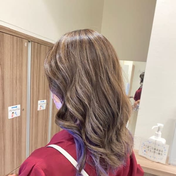 ハイライト×インナーバイオレット