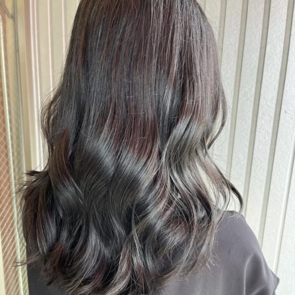 韓国風コテ巻きパーマ