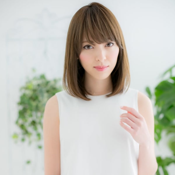 パールベージュ×ストレートロングボブ|浅草 美容院 cocode salon HANARE 髪質改善個室サロン 【NEW OPEN】