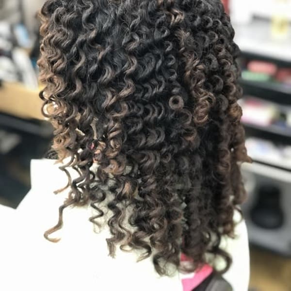 外国人風ツイストスパイラルパーマ