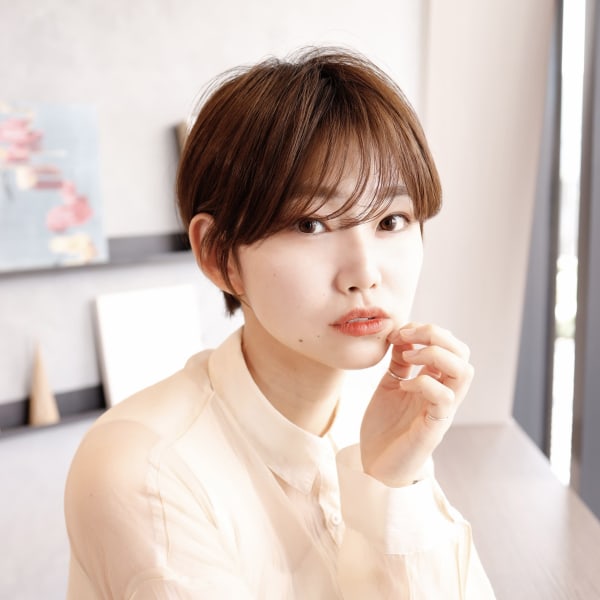 ニュアンスカラー/前下がり/小顔/大人ショート/東戸塚|M.SLASH 東戸塚