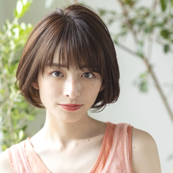 【emu井上信洋】大人かわいいワンカール丸みショートボブ