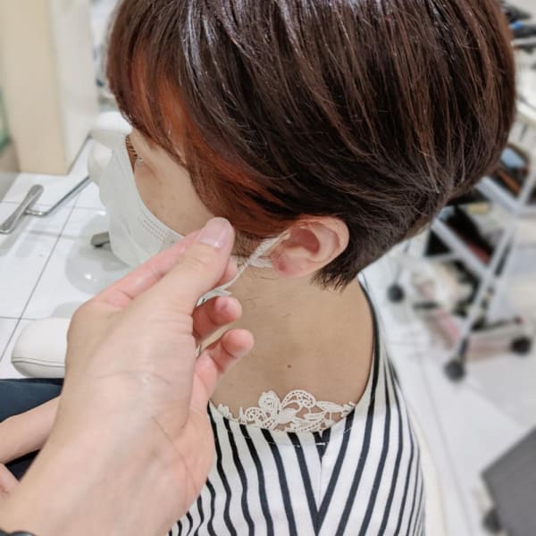 フェイスフレーミングショート♪オレンジ【AVENIR我孫子】