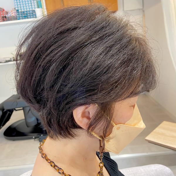 クセを生かしたショートスタイル☆