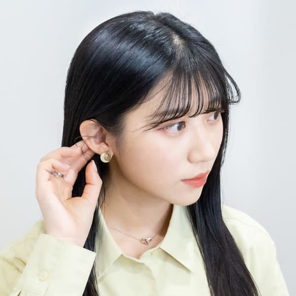 黒髪シースルーバング