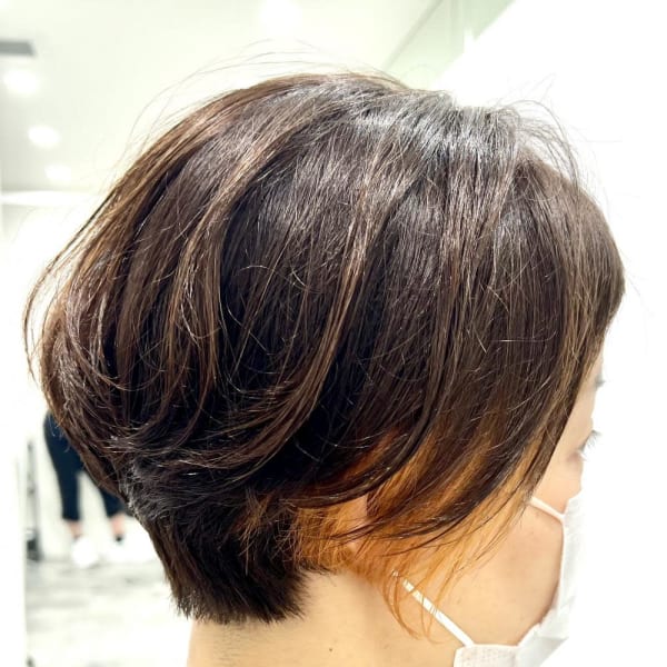 【RATIO 国分寺 渡邊陽平】オレンジイヤリングショート!