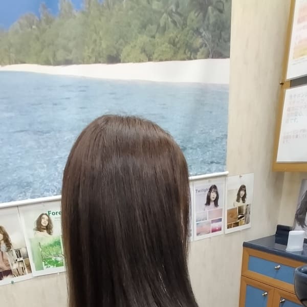 縮毛矯正ロング