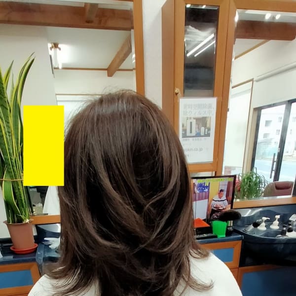 レイヤースタイルにイルミナカラー