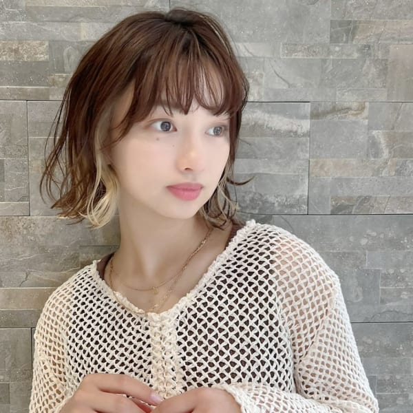 ルーズウェーブナチュラルボブ