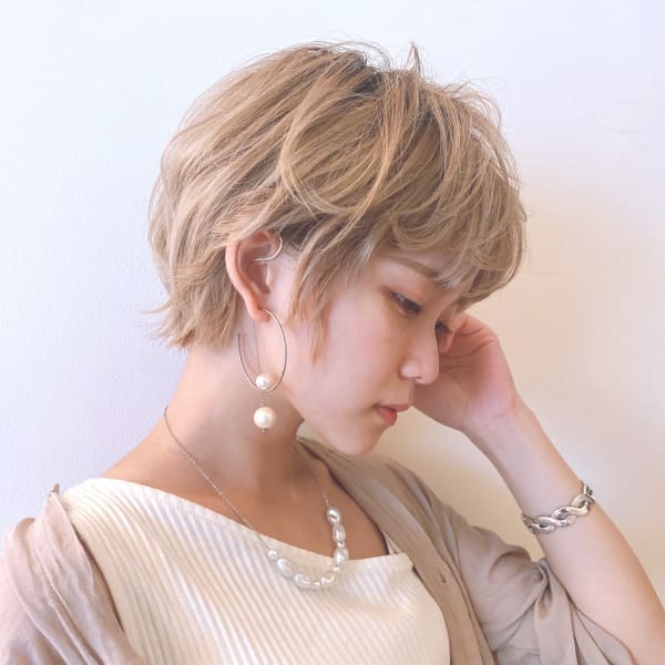 伸ばしかけも◎カジュアルショート