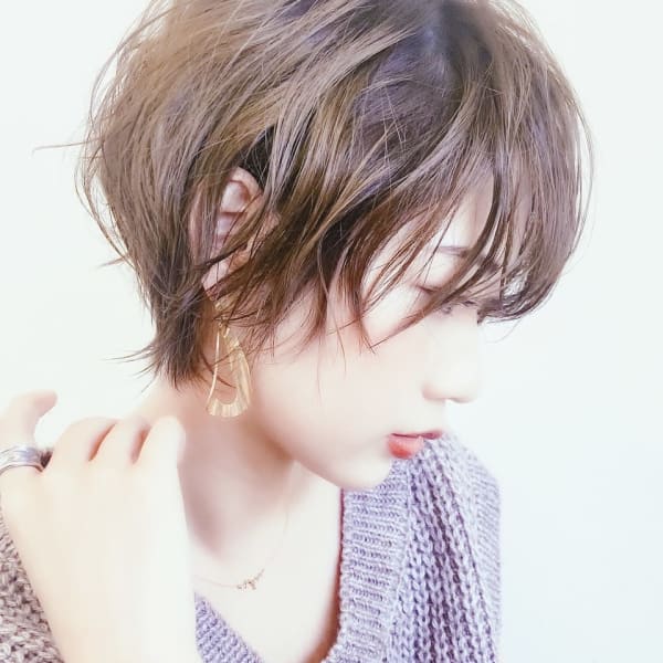立体感丸みショートボブ|La Bless なんばスカイオ《髪質改善/ヘッドスパ/美髪》南海難波駅直結