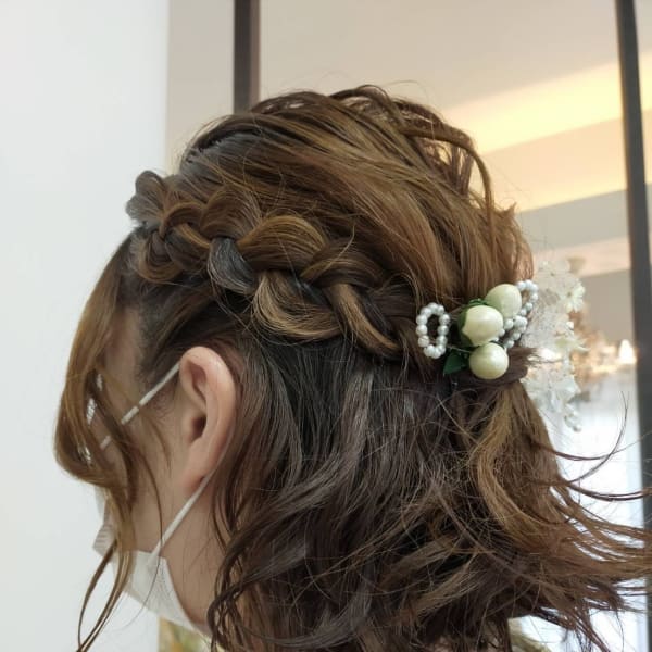 ボブヘアアレンジ・ヘアセット