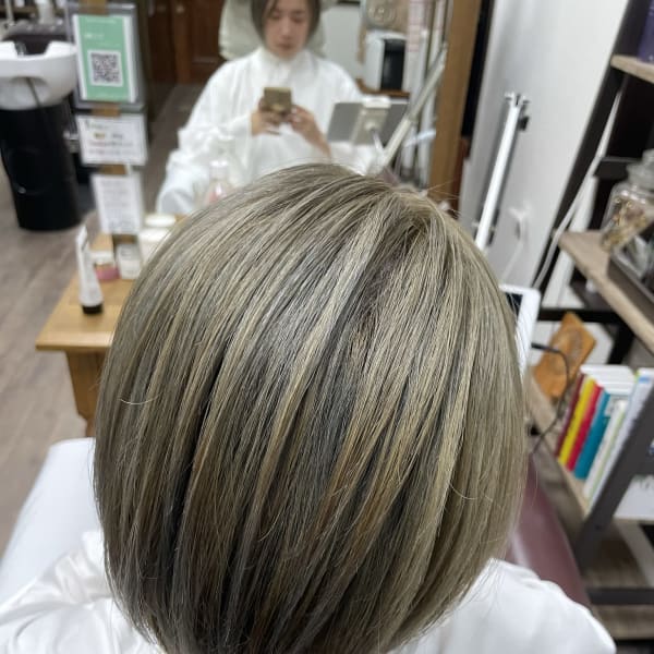 ブリーチオンカラー|Beauty Salon Little