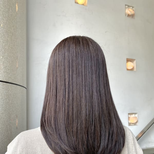 ミディアムレイヤー・酸性ストレートパーマ