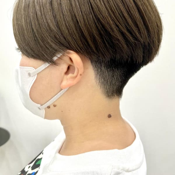 【RATIO 国分寺 渡邊陽平】女性らしい丸みの刈り上げ!