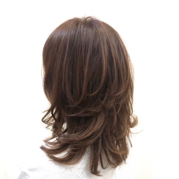 大人可愛い/ワンカール/デジタルパーマ/レイヤーカット/40