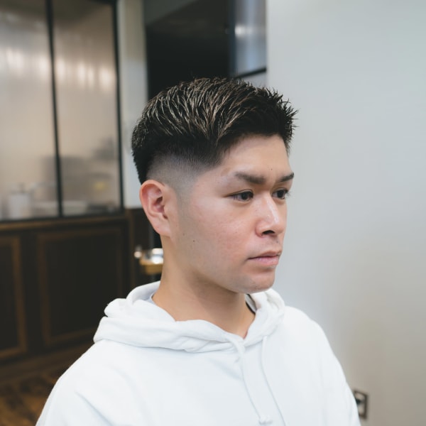 フェザーアップスキンフェードスタイル|STELLA PREMIUM HAIR