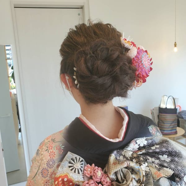 成人式ヘアセット