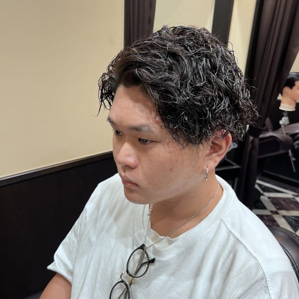 強めツイストスパイラルパーマでマンバンに備えろ！！