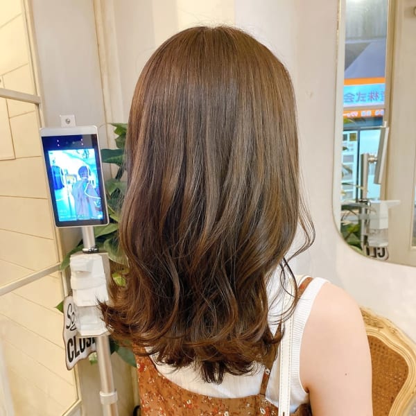 愛され大人女子うる艶美髪ブルージュカラー30代40代梅ヶ丘美