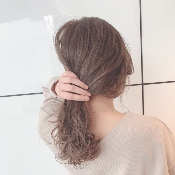 【Lolonois池田】ブリーチなしミルクティーベージュ