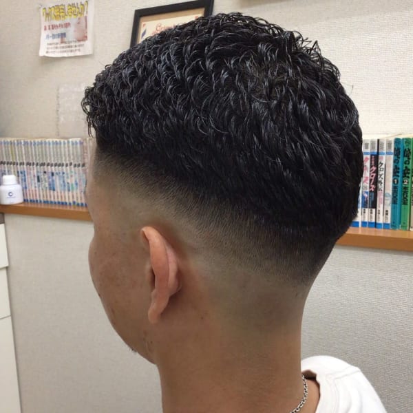 アイロンパーマ・スキンフェード