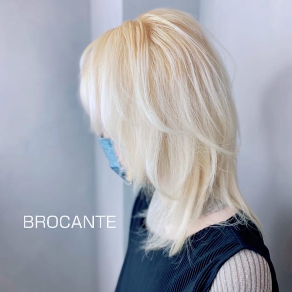 ハイトーン ケアブリーチ ウルフ wカラー ホワイト