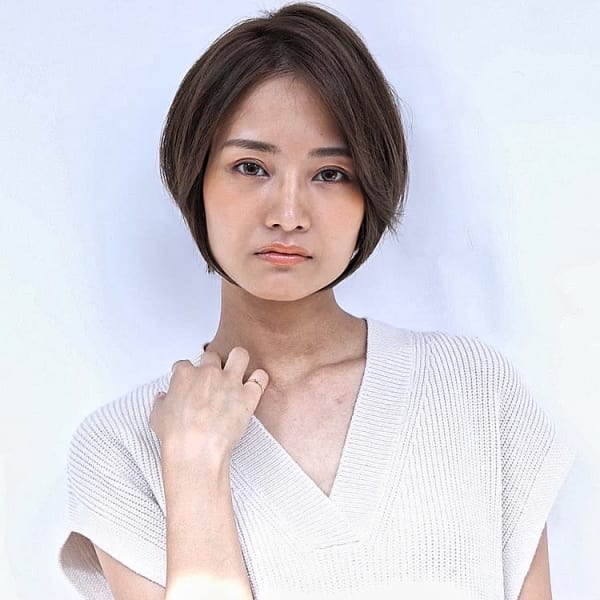 小顔追求ショート