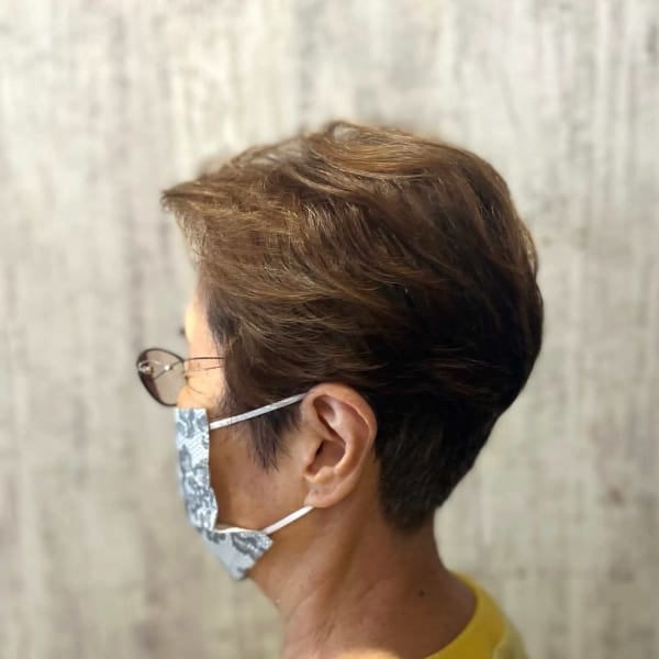 【tetote門戸厄神店スタイル】さわやか刈り上げショート