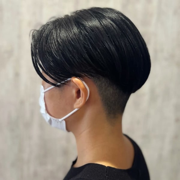 【tetote村山サロンスタイル】刈り上げバング