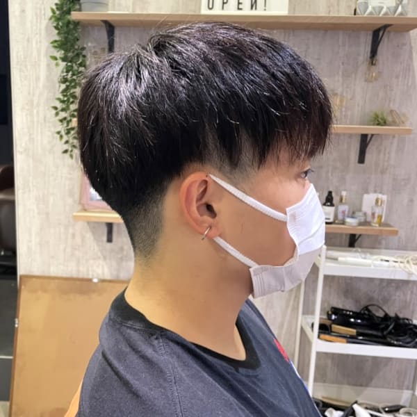 【tetote飛鳥のサロンスタイル】刈り上げマッシュ