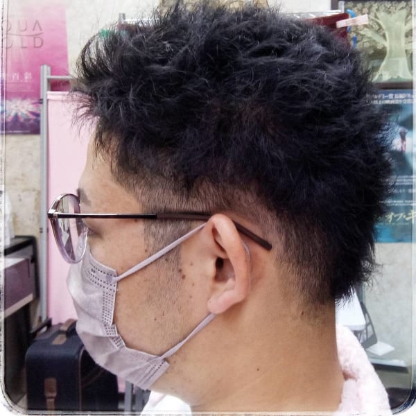 アシメツーブロックショート