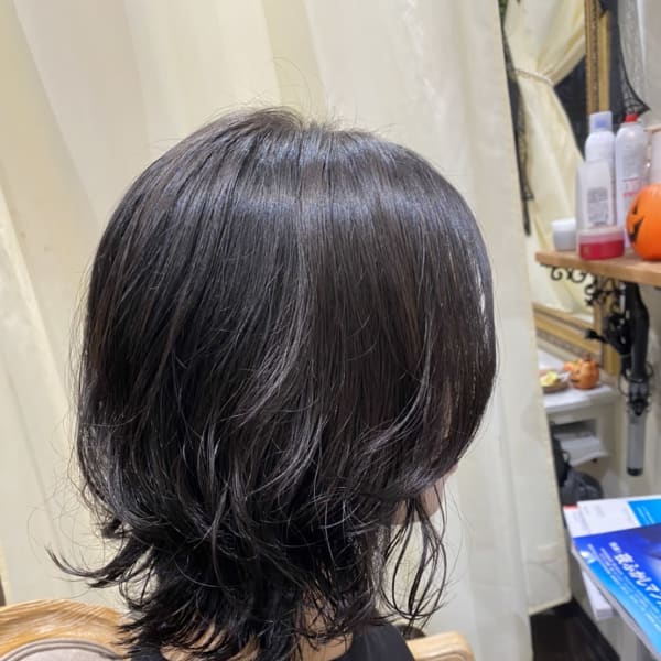 軽やか大人ウェーブ