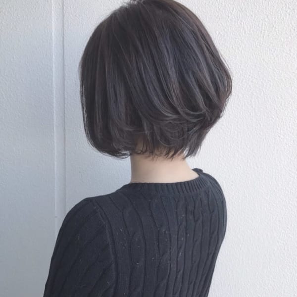 丸みショートボブ