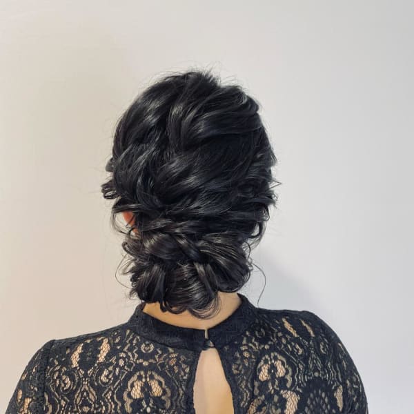 シニヨンアレンジ/結婚式ヘアセット