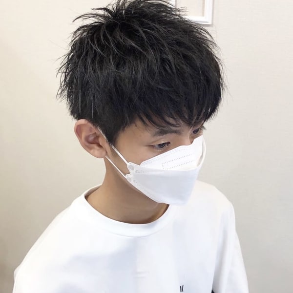 爽やかショート×ノンパーマ