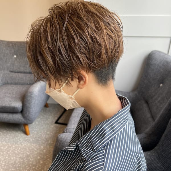 大人可愛い♪刈り上げショートヘア