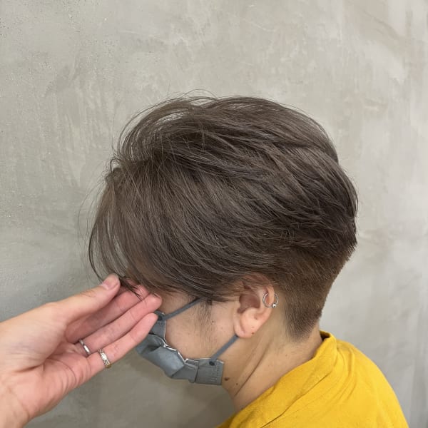 ハイトーン×ハンサムショート