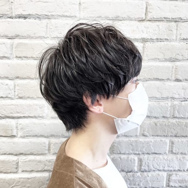 アンニュイショート×ニュアンスパーマ